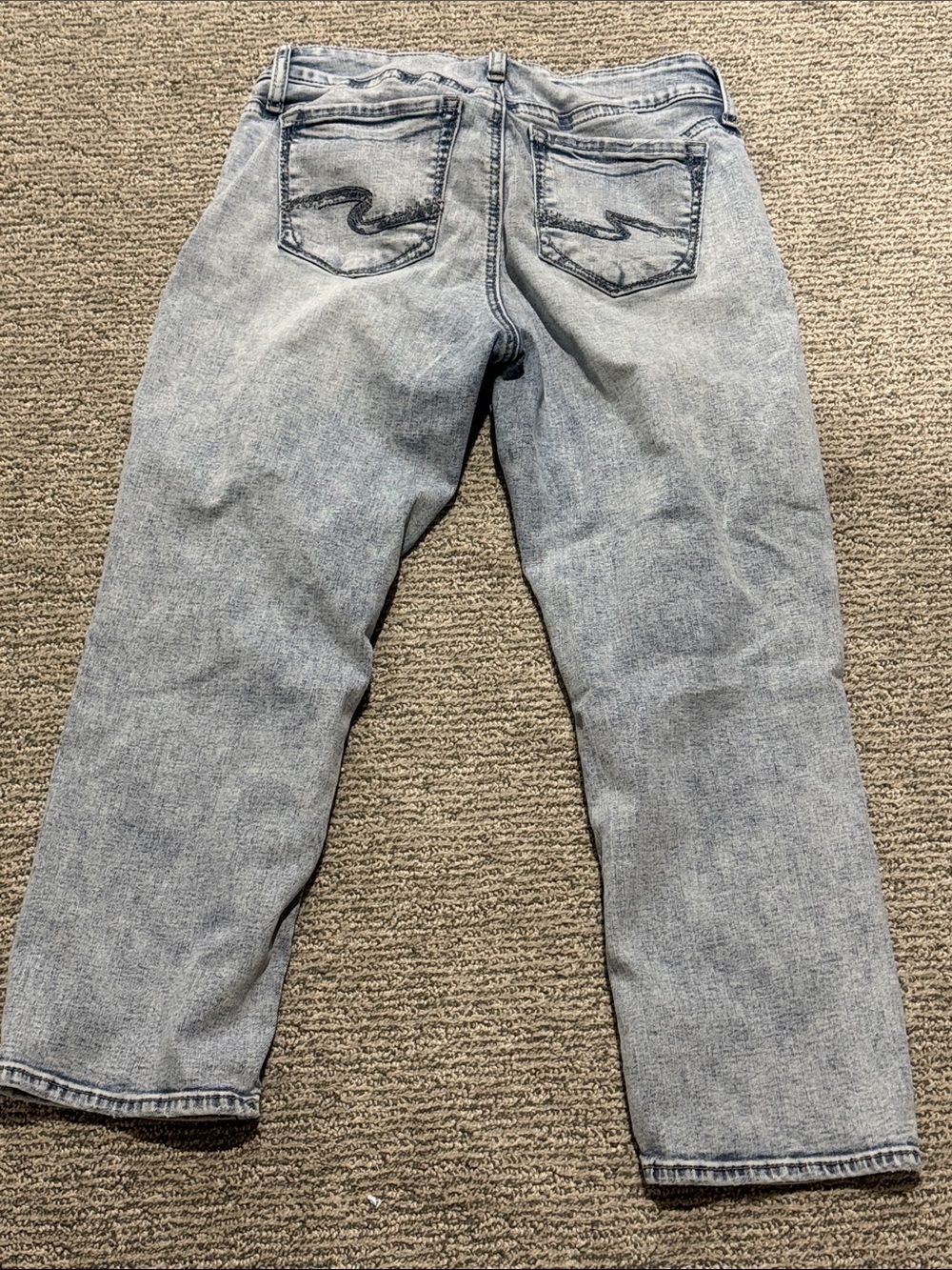 Silver Jeans Light Blue Cropped Women's Jeans